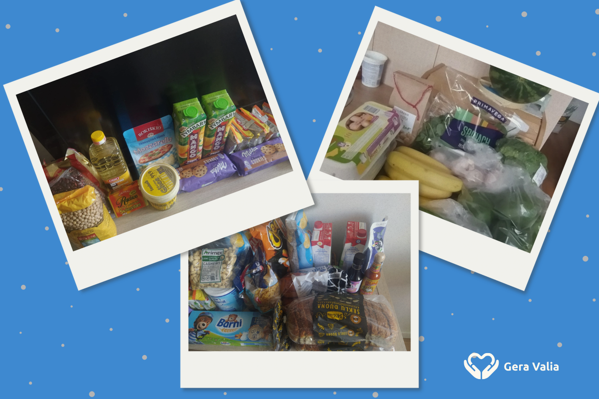 SUTEIKTA PARAMA MAISTO PRODUKTAIS, ŠEIMAI SUSIDURIANČIAI SU FINANSINIAIS SUNKUMAIS