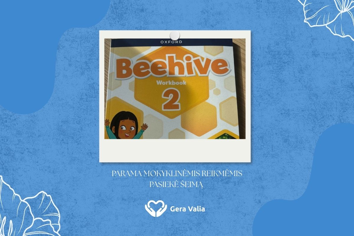 Parama mokyklinėmis reikmėmis pasiekė šeimą 🙏